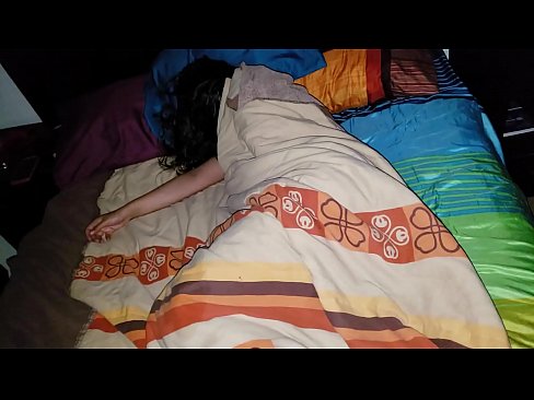 ❤️ Stepson berating his young stepmother while she sleeps. ❤️ Fucking at us