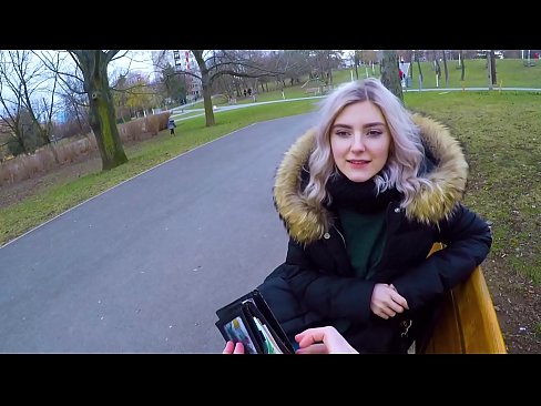 ❤️ Swallows a stranger's hot cum for money - blowjob in the park by Eva Elfie ❤️ Fucking at us